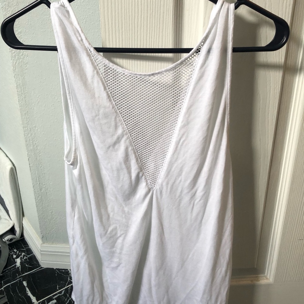 White Alo tank top size small